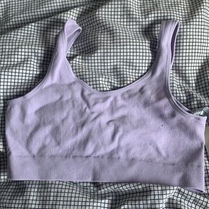 Purple tight under shirt